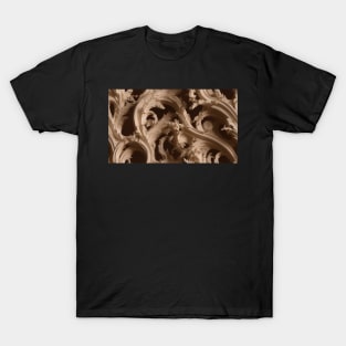 Leaf Relief Carving T-Shirt